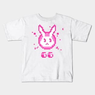 D.va Pixel Bunny Kids T-Shirt
